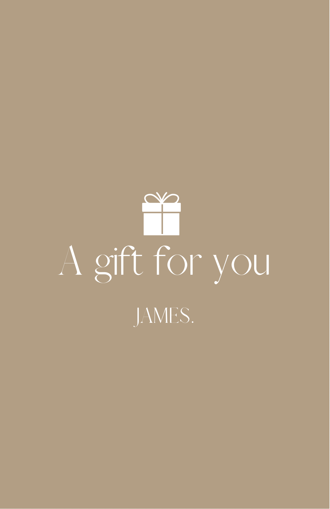 JAMES Gift Card
