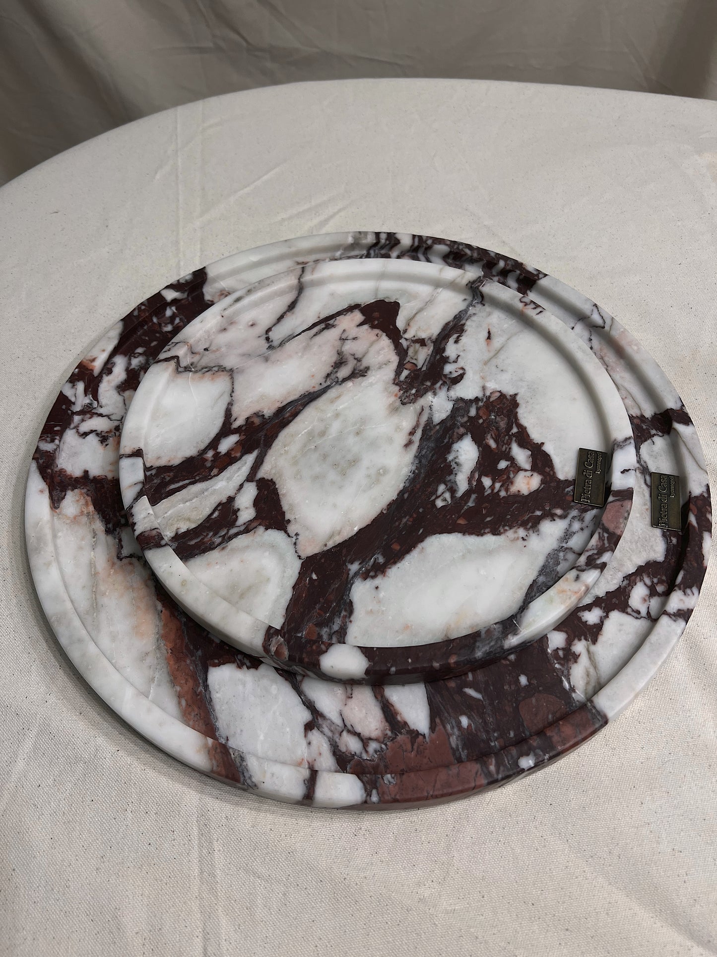 Round Marble Tray